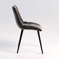 Стул UDC7098 /CHIC (Велюр темно коричневый / Velvet G108-76)