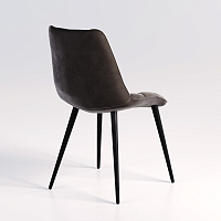 Стул UDC7098 /CHIC (Велюр темно коричневый / Velvet G108-76)