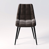 Стул UDC7098 /CHIC (Велюр темно коричневый / Velvet G108-76)