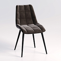 Стул UDC7098 /CHIC (Велюр темно коричневый / Velvet G108-76)