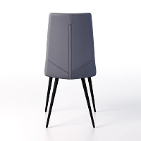 Стул DC-1827/ DANS (PU GREY к/з серый)