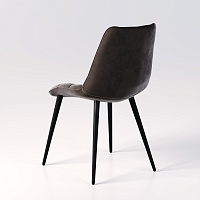 Стул UDC7098 /CHIC (Велюр темно коричневый / Velvet G108-76)