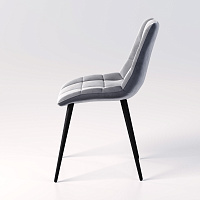 Стул UDC7098 /CHIC (Велюр светло серый / Velvet G108-13)