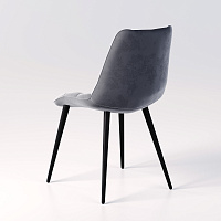 Стул UDC7098 /CHIC (Велюр светло серый / Velvet G108-13)